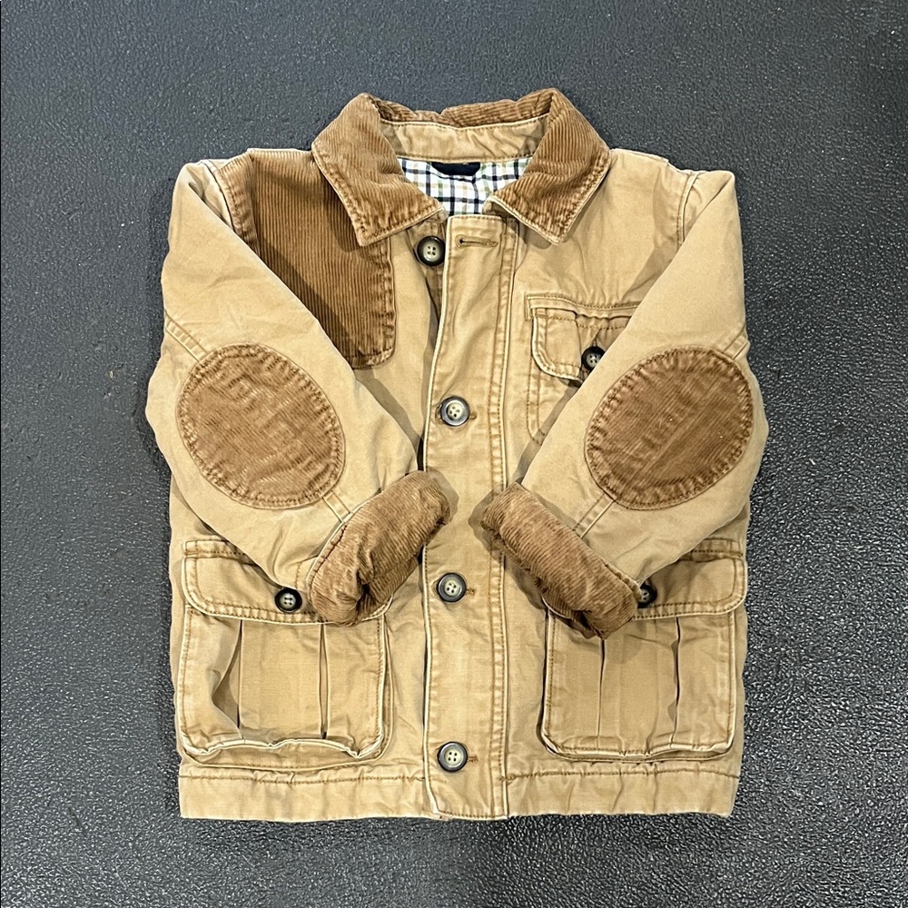 GAP Kids Tan and Brown Jean Jacket